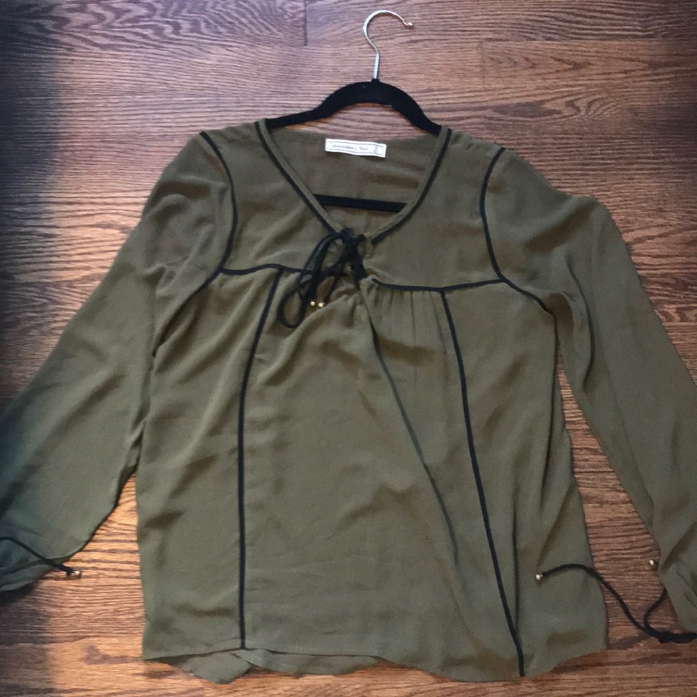 Abercrombie & Fitch tie up top